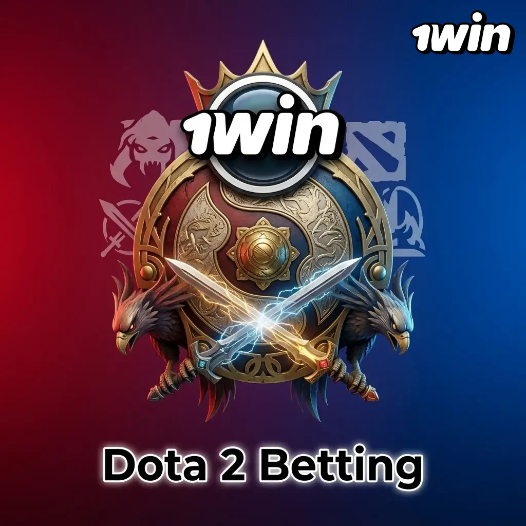 Dota 2 esports betting markets on 1win covering match winners, kills, Roshan, and top tournaments like The International