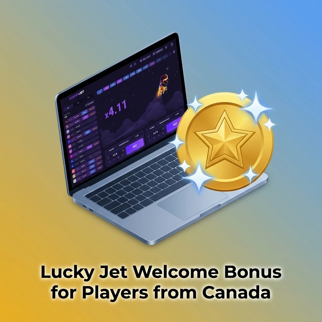 1win Lucky Jet 500% welcome bonus for Canadian players, up to CAD 3,000 across first four deposits