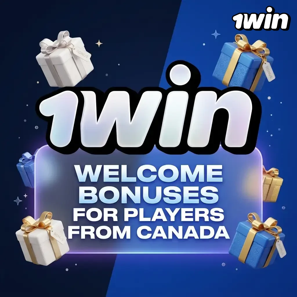 1win Canada welcome bonus offering up to CAD 3,000 across four deposits with free spins and cashback perks