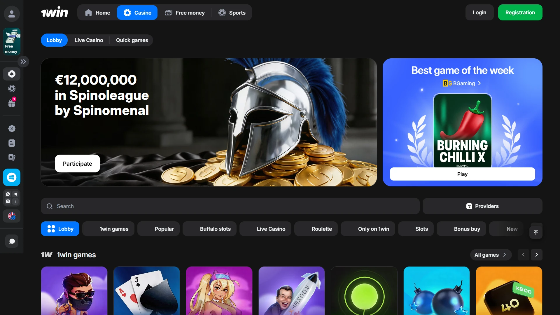 Open 1win online casino while exploring various sports betting markets.