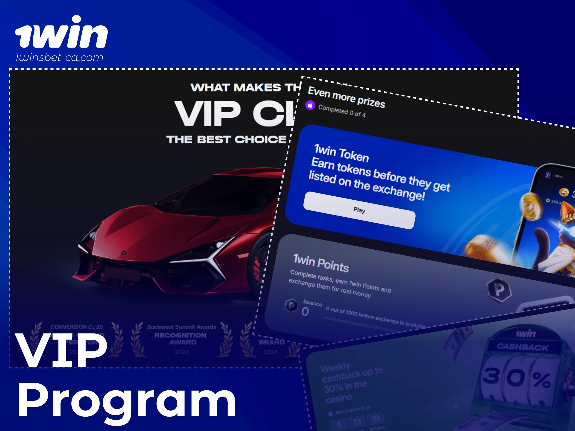 Enter the 1win VIP program through sports betting and online casino activities.