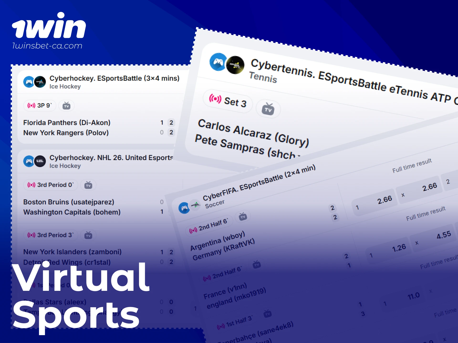 Try 1win virtual sports betting and explore the diverse online casino catalog.