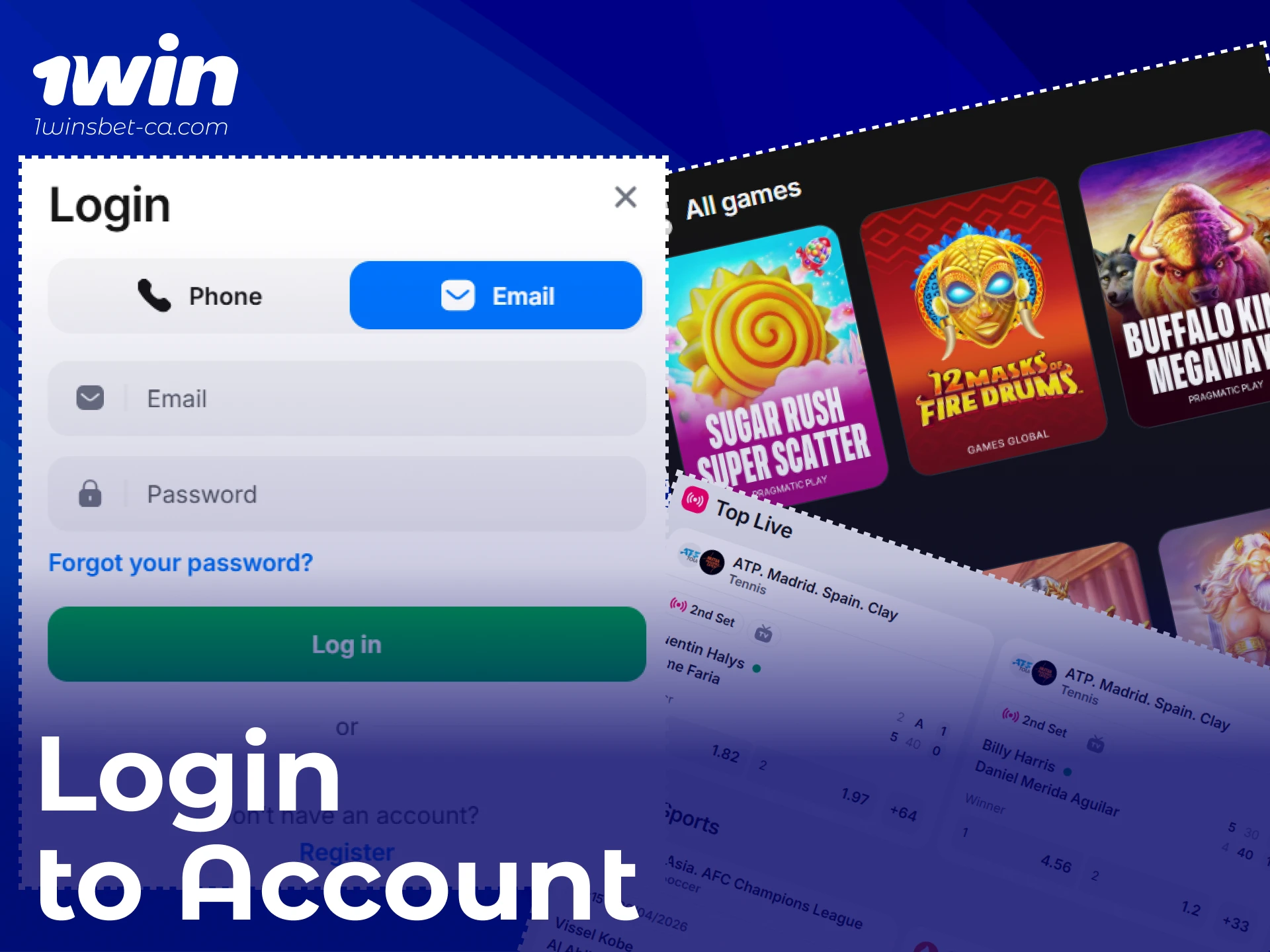 Perform your 1win Login to enter the secure sports betting dashboard.